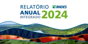Capa da noticia - Relatório Anual Integrado do BNDES apresenta resultados e impactos de sua atuação em 2024