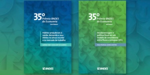 Capa da noticia - Hábitos prejudiciais à saúde e desalavancagem e política fiscal são temas dos livros do 35º Prêmio BNDES de Economia